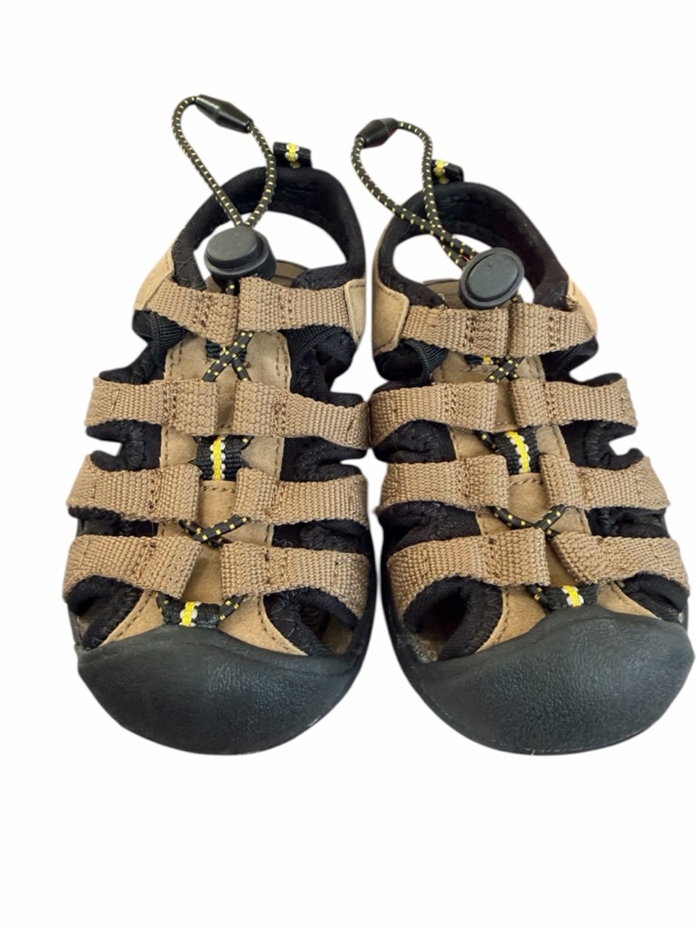 Rugged Outback Toddler Closed Toe Sport Sandals Brown Size 6